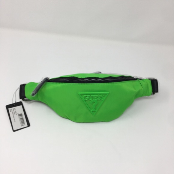 guess logo fanny pack